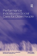 Cover: Performance Indicators in Social Care for Older People - Routledge
