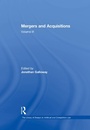 Cover: Mergers and Acquisitions - Routledge