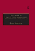 Cover: Just War in Comparative Perspective - Routledge