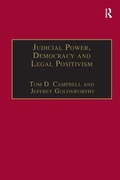 Cover: Judicial Power, Democracy and Legal Positivism - Routledge