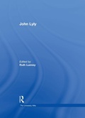Cover: John Lyly - Routledge