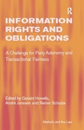 Cover: Information Rights and Obligations - Routledge