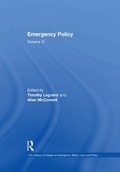 Cover: Emergency Policy - Routledge