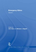 Cover: Emergency Ethics - Routledge