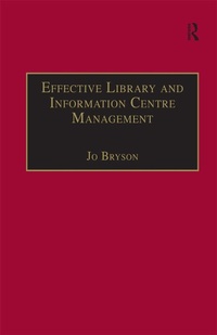 Abbildung von: Effective Library and Information Centre Management - Routledge