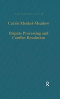 Cover: Dispute Processing and Conflict Resolution - Routledge