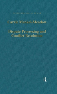 Enlarge image Cover: Dispute Processing and Conflict Resolution - Routledge