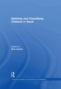 Cover: Defining and Classifying Children in Need - Routledge