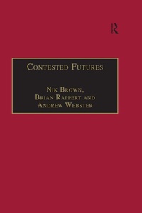 Enlarge image Cover: Contested Futures - Routledge