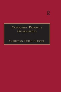 Abbildung von: Consumer Product Guarantees - Routledge