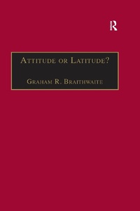 Abbildung von: Attitude or Latitude? - Routledge
