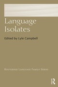 Cover: Language Isolates - Routledge