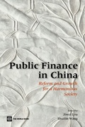 Cover: Public Finance in China - World Bank Publications