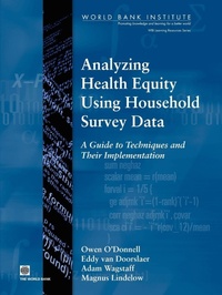 Enlarge image Cover: Analyzing Health Equity Using Household Survey Data - World Bank Publications