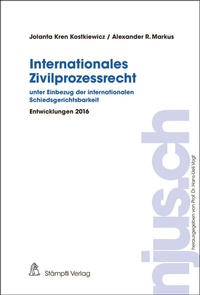 Abbildung von: Internationales Zivilprozessrecht - unter Einbezug der internationalen Schiedsgerichtsbarkeit - Stämpfli Verlag