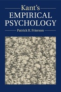 Cover: Kant's Empirical Psychology - Cambridge University Press