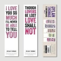 Enlarge image Cover: Dylan Thomas Bookmarks Pack 2 - Graffeg Limited