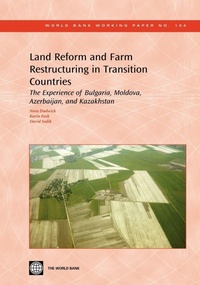 Enlarge image Cover: Land Reform and Farm Restructuring in Transition Countries - World Bank Publications