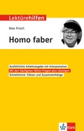 Cover: Klett Lekt&uuml;rehilfen Max Frisch, Homo faber - Klett