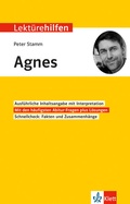Cover: Klett Lekt&uuml;rehilfen Peter Stamm, Agnes - Klett