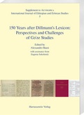 Cover: 150 Years after Dillmann's Lexicon: Perspectives and Challenges of Ge'ez Studies - Harrassowitz Verlag