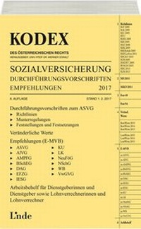 Abbildung von: KODEX Sozialversicherung 2017, Band III - Linde