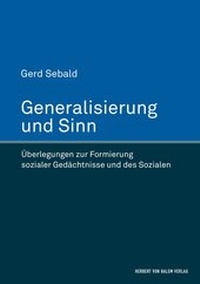Enlarge image Cover: Generalisierung und Sinn - Herbert von Halem Verlag