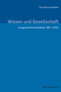 Cover: Wissen und Gesellschaft - Herbert von Halem Verlag