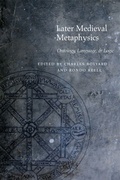 Cover: Later Medieval Metaphysics - Fordham University Press
