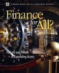 Cover: Finance for All? - World Bank Publications