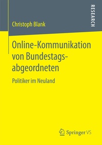 Abbildung von: Online-Kommunikation von Bundestagsabgeordneten - Springer VS