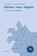Cover: Wahrheit - Fokus - Negation - Buske, H