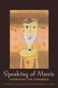 Cover: Speaking of Music - Fordham University Press
