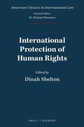 Cover: International Protection of Human Rights - Martinus Nijhoff