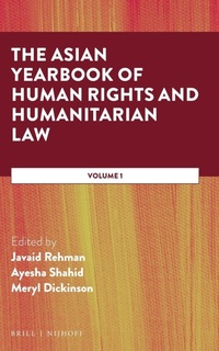 Enlarge image Cover: The Asian Yearbook of Human Rights and Humanitarian Law - Martinus Nijhoff