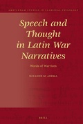 Cover: Speech and Thought in Latin War Narratives - Brill