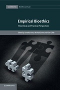 Cover: Empirical Bioethics - Cambridge University Press