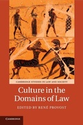 Cover: Culture in the Domains of Law - Cambridge University Press