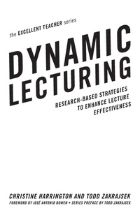 Enlarge image Cover: Dynamic Lecturing - Stylus Publishing