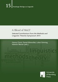 Cover: A blend of MaLT - University of Bamberg Press