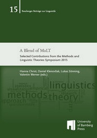 Enlarge image Cover: A blend of MaLT - University of Bamberg Press