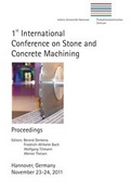 Cover: 1st International Conference on Stone and Concrete Machining - TEWISS