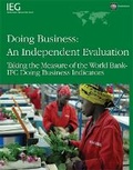 Cover: Doing Business - an Independent Evaluation - World Bank Publications