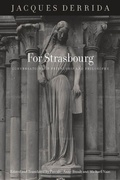Cover: For Strasbourg - Fordham University Press