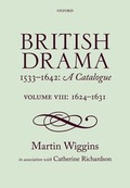 Cover: British Drama 1533-1642: A Catalogue - Oxford University Press