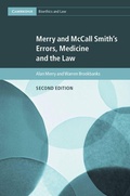 Cover: Merry and McCall Smith's Errors, Medicine and the Law - Cambridge University Press