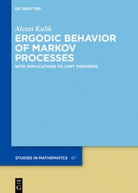 Enlarge image Cover: Ergodic Behavior of Markov Processes - De Gruyter
