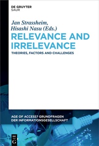 Enlarge image Cover: Relevance and Irrelevance - De Gruyter