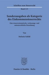 Abbildung von: Sonderausgaben als Kategorie des Einkommensteuerrechts - fibre