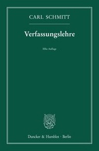 Abbildung von: Verfassungslehre. - fibre